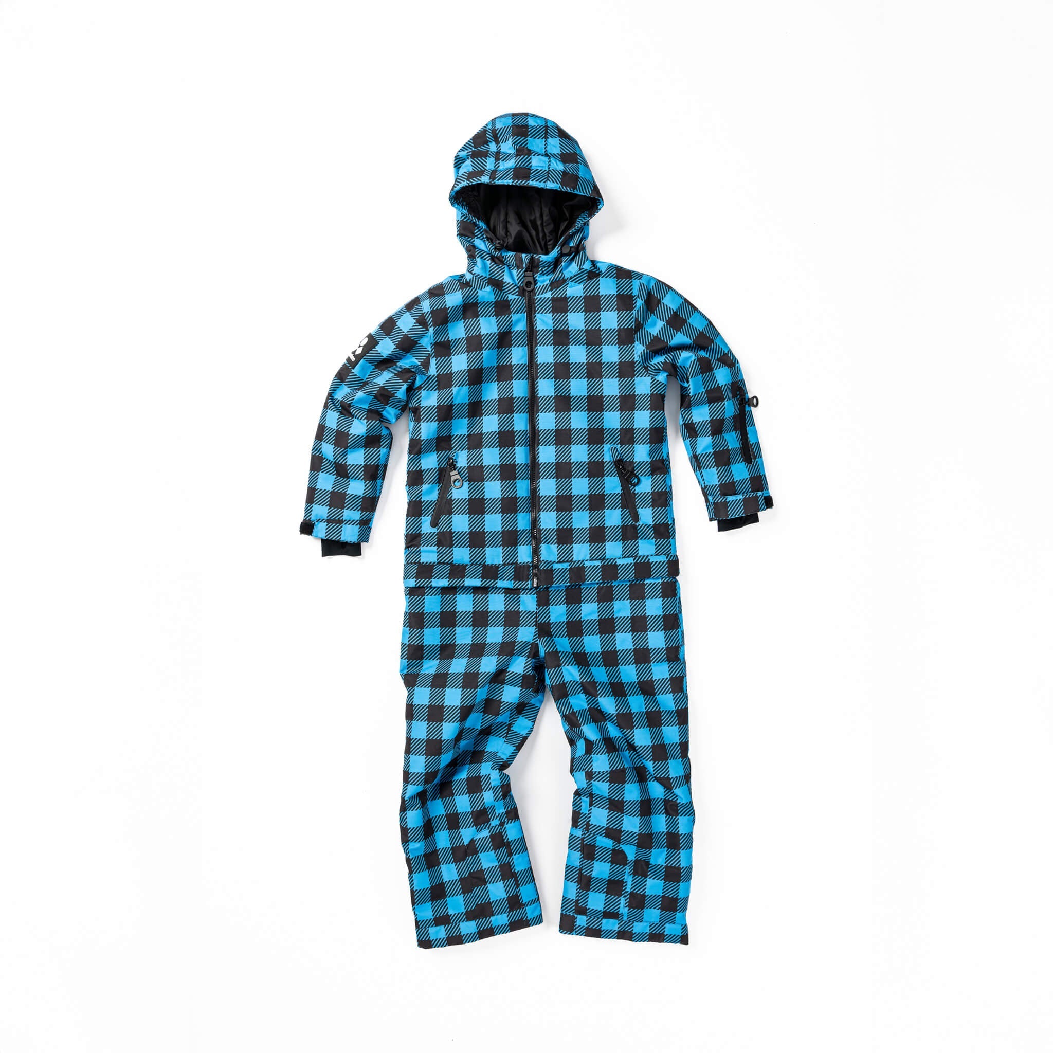 Kids 2-in-1 Snow Suit, Blue Check
