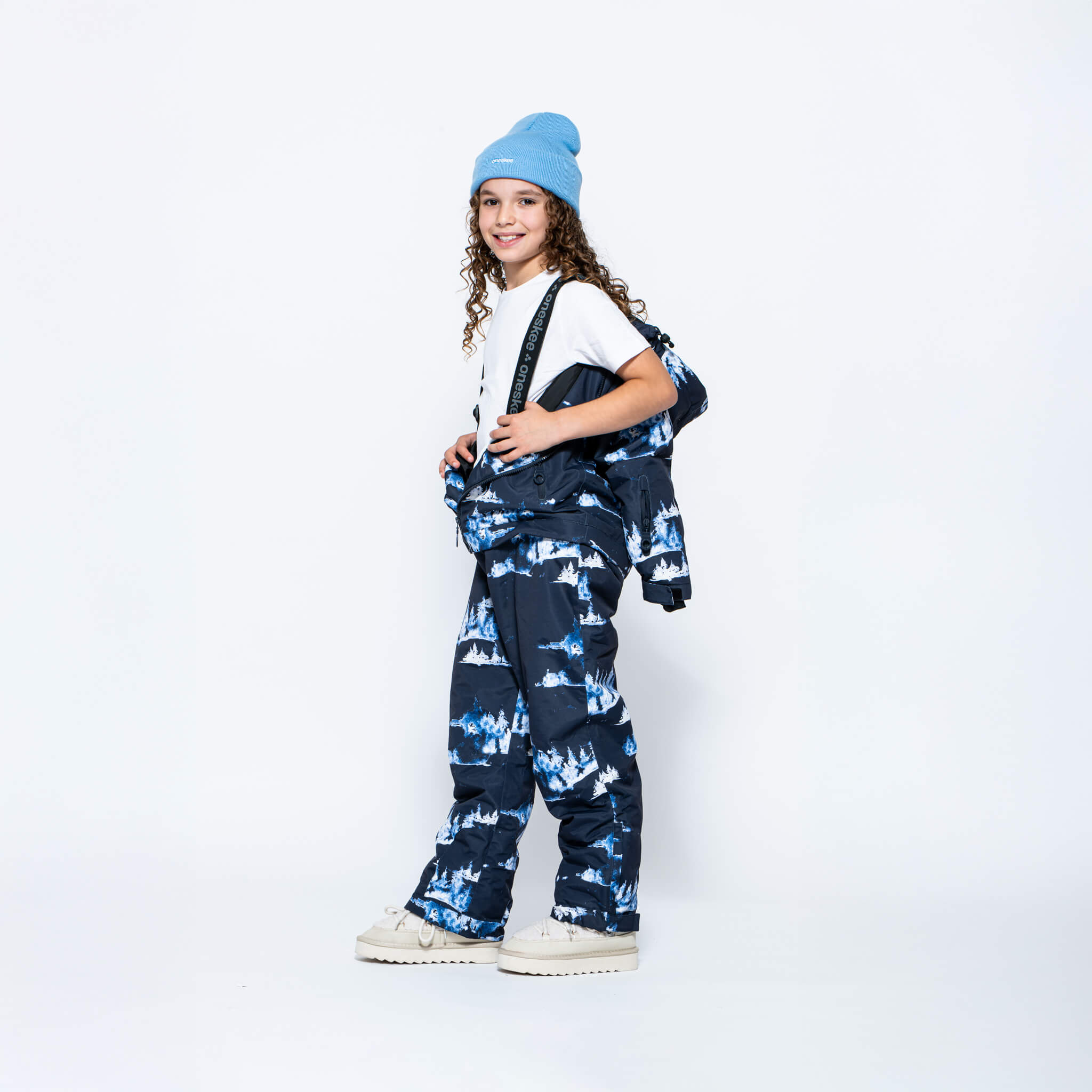 Kids 2-in-1 Snow Suit, Blue Forest