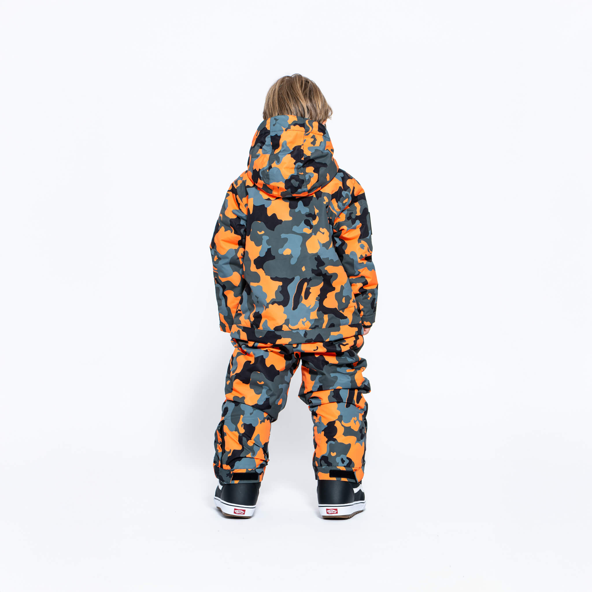 Kids 2-in-1 Snow Suit, Orange Camo