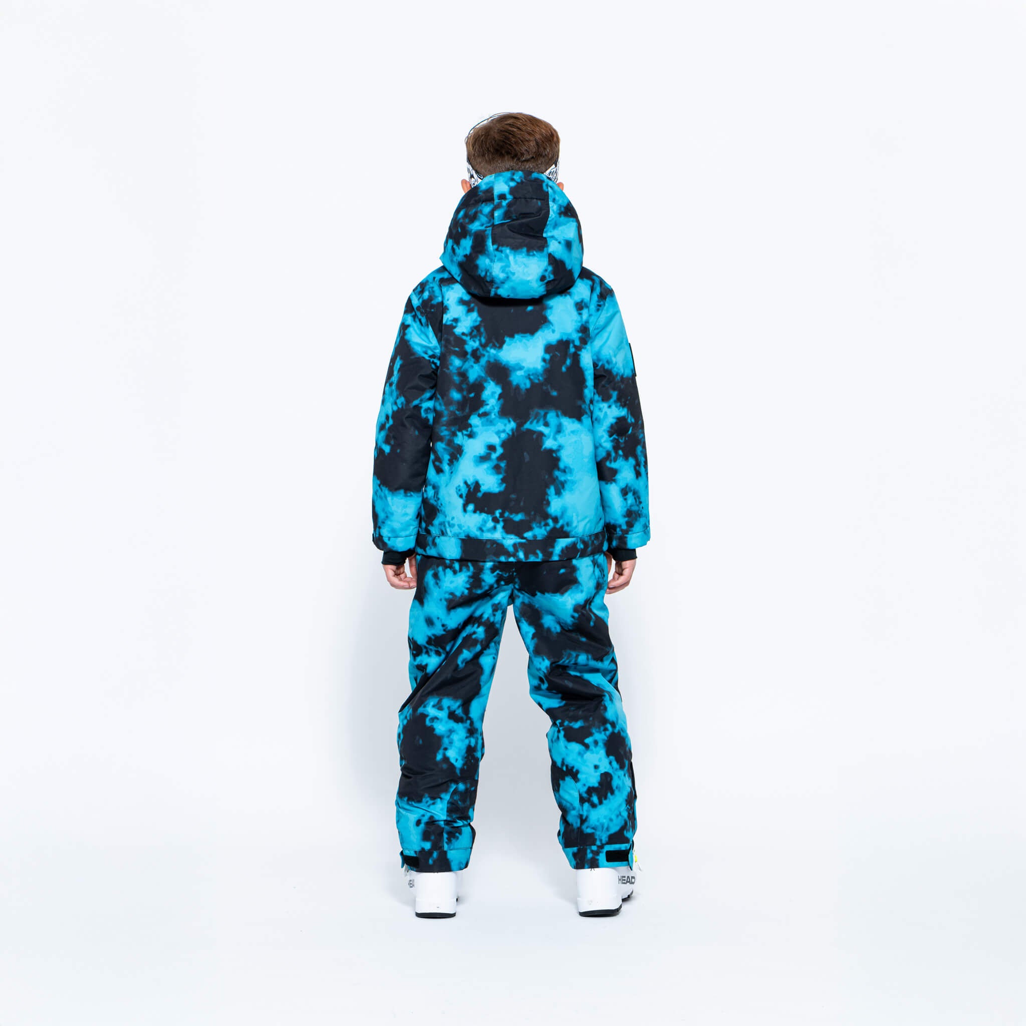 Kids 2-in-1 Snow Suit, Turquoise Tie Dye