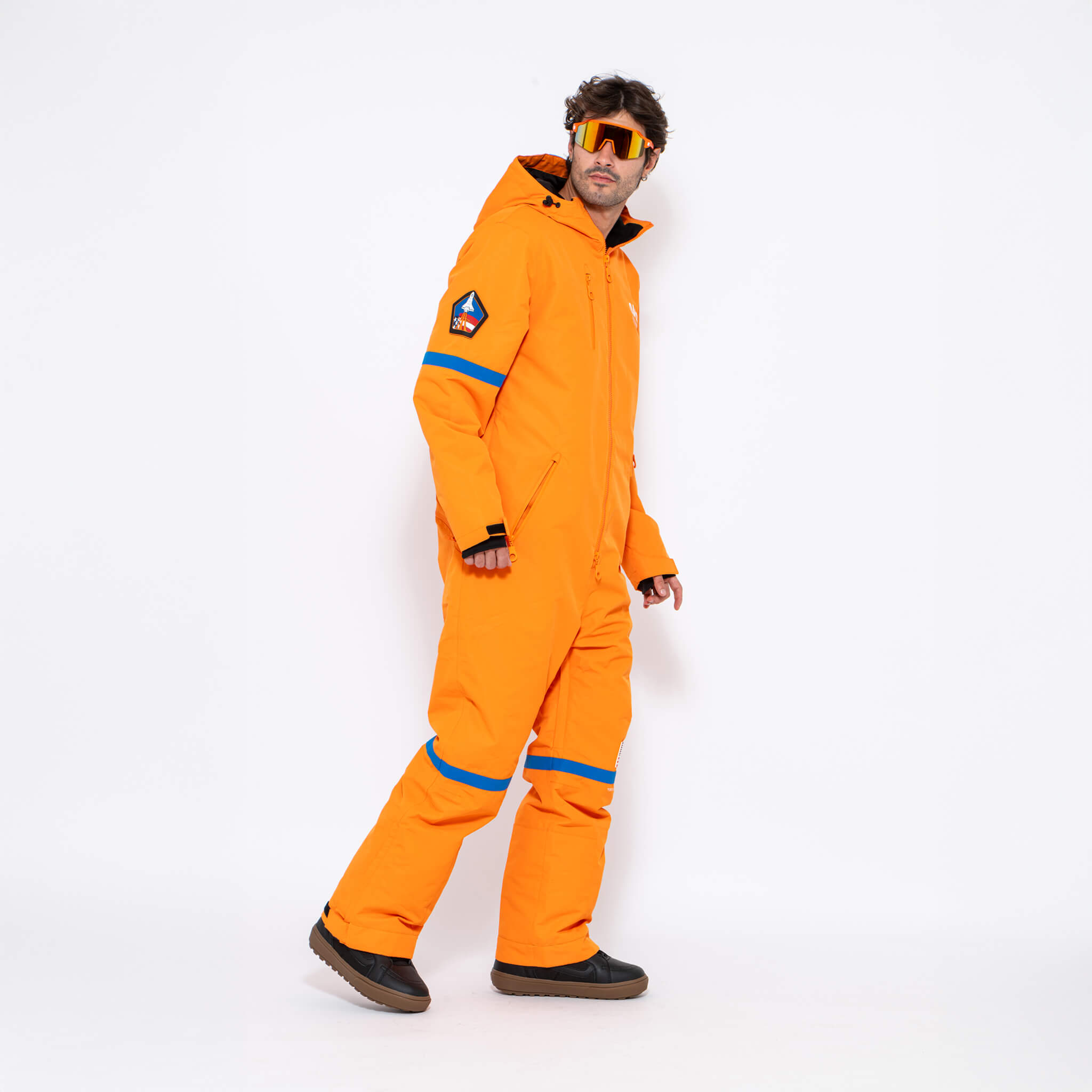 Men's Snow Suit, Orange NASA