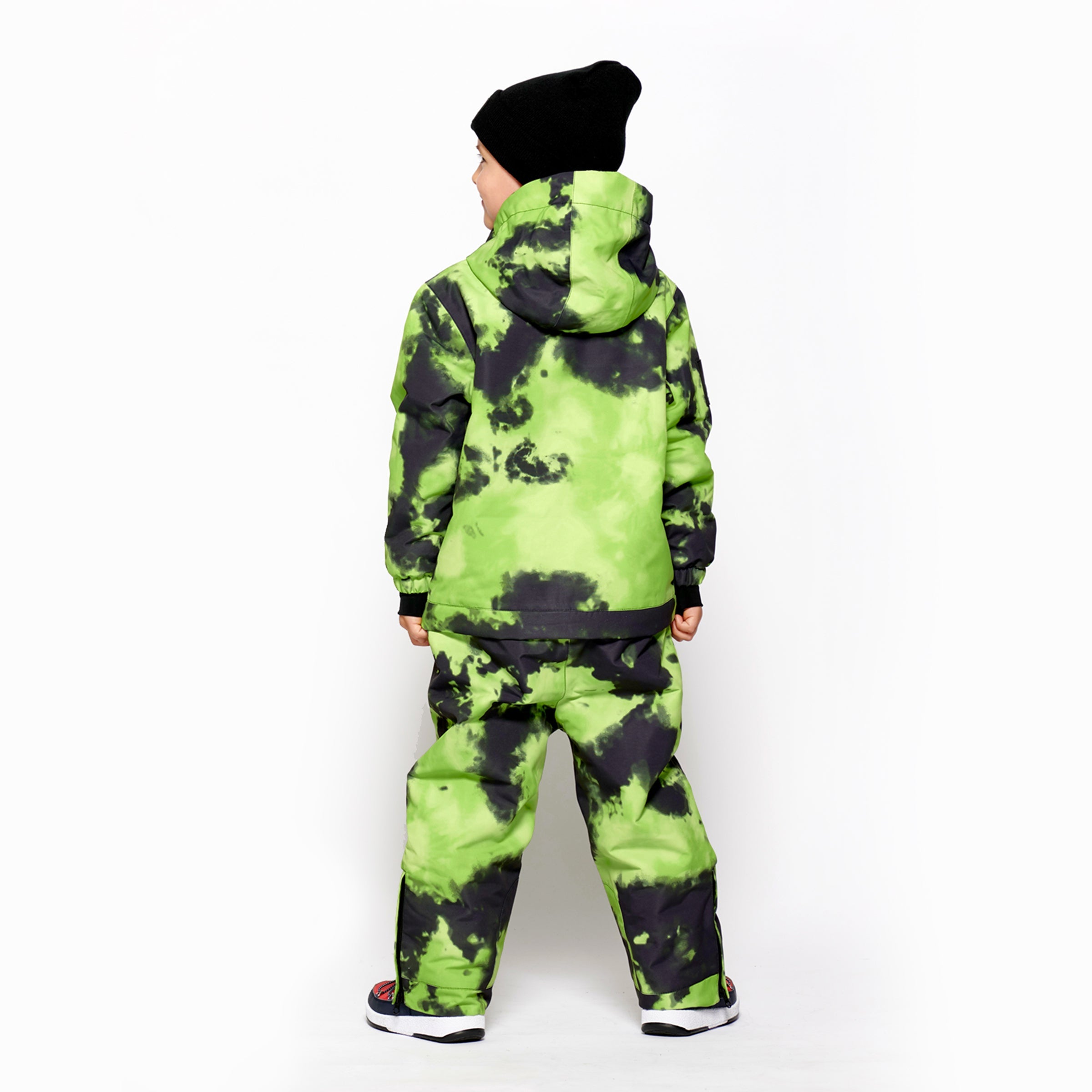 Kids 2-in-1 Snow Suit, Green Tie Dye