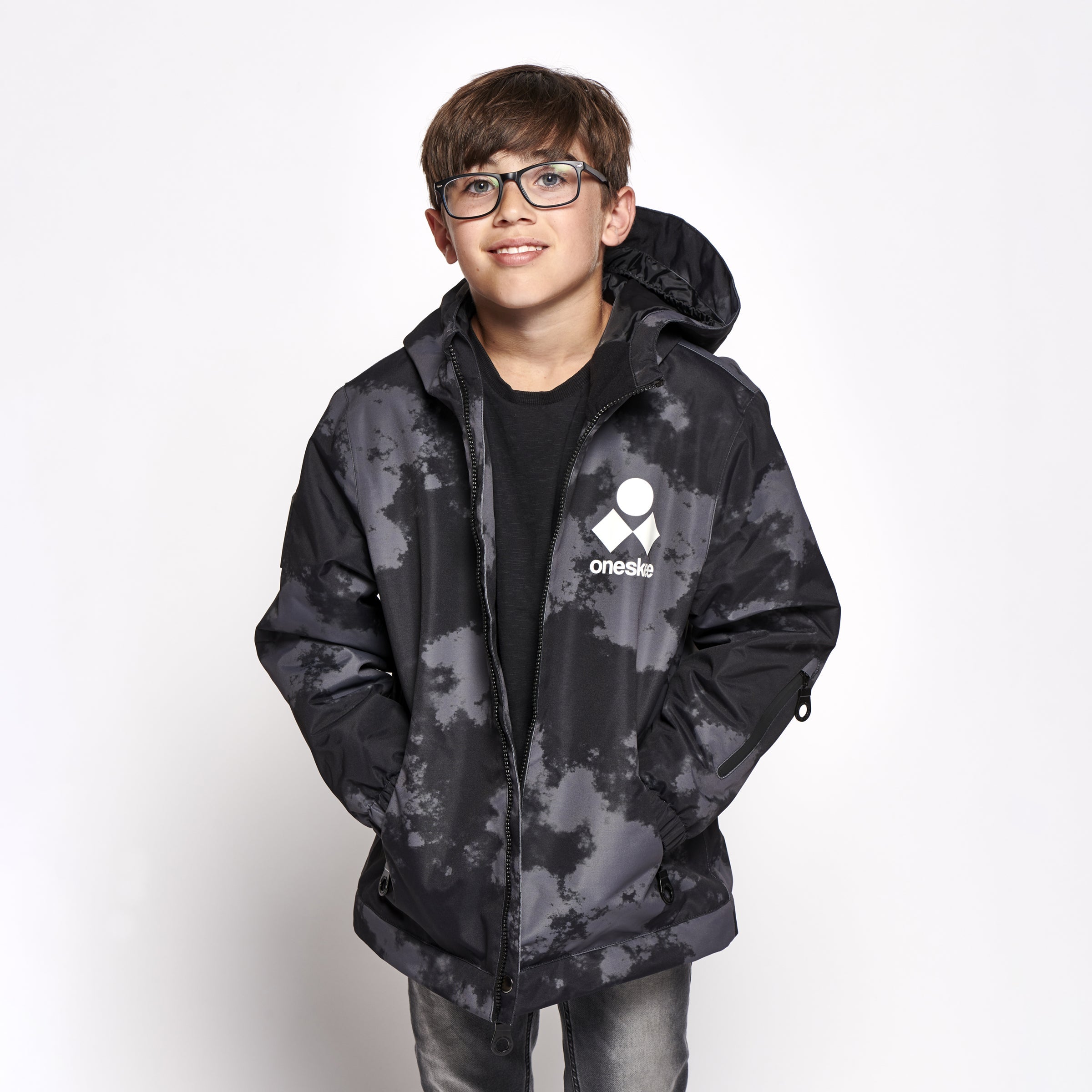 Kids 2-in-1 Snow Suit, Black Storm