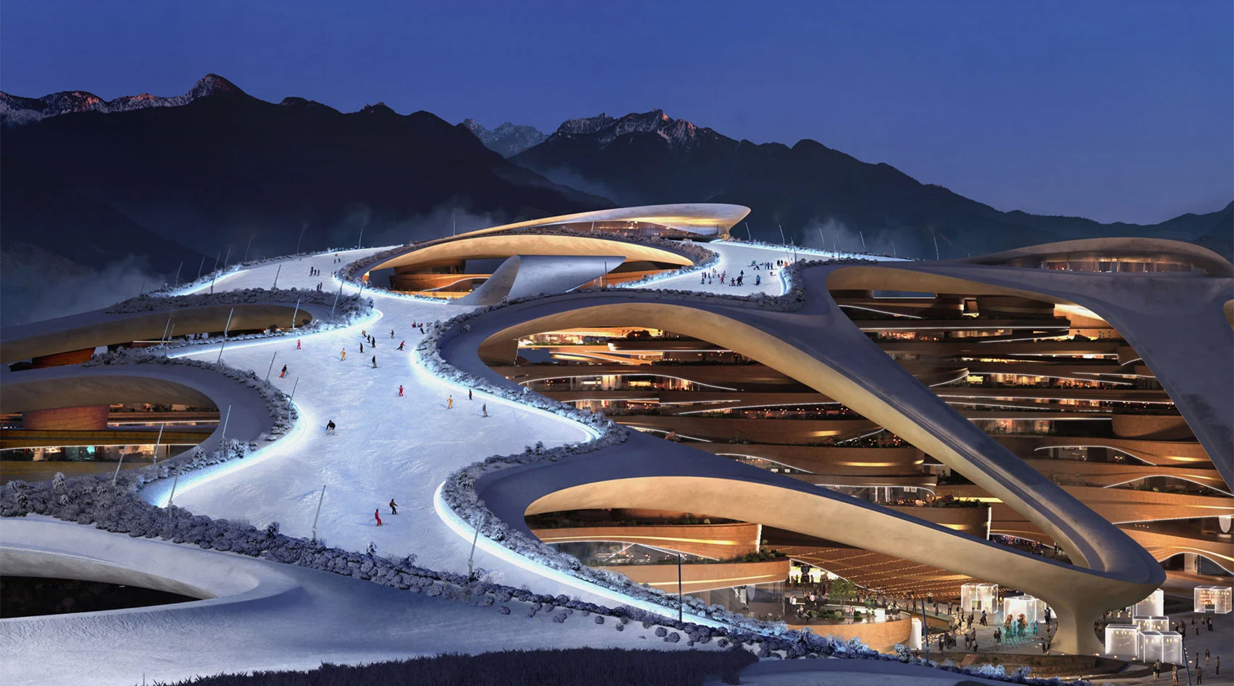 A futuristic ski resort in the desert? What is TROJENA and is it real?