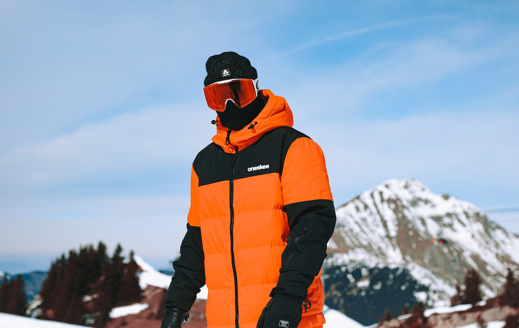 Orange Snowsuits