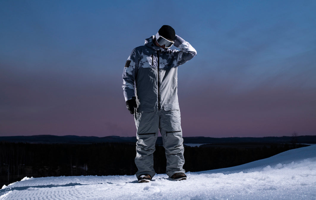 Grey Snowsuits