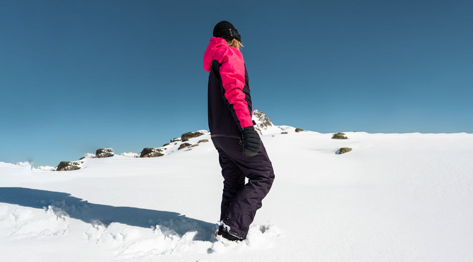 Pink Snowsuits