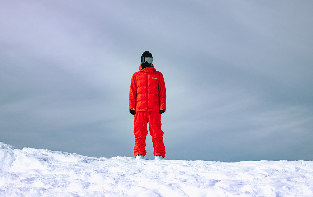 Red Snowsuits
