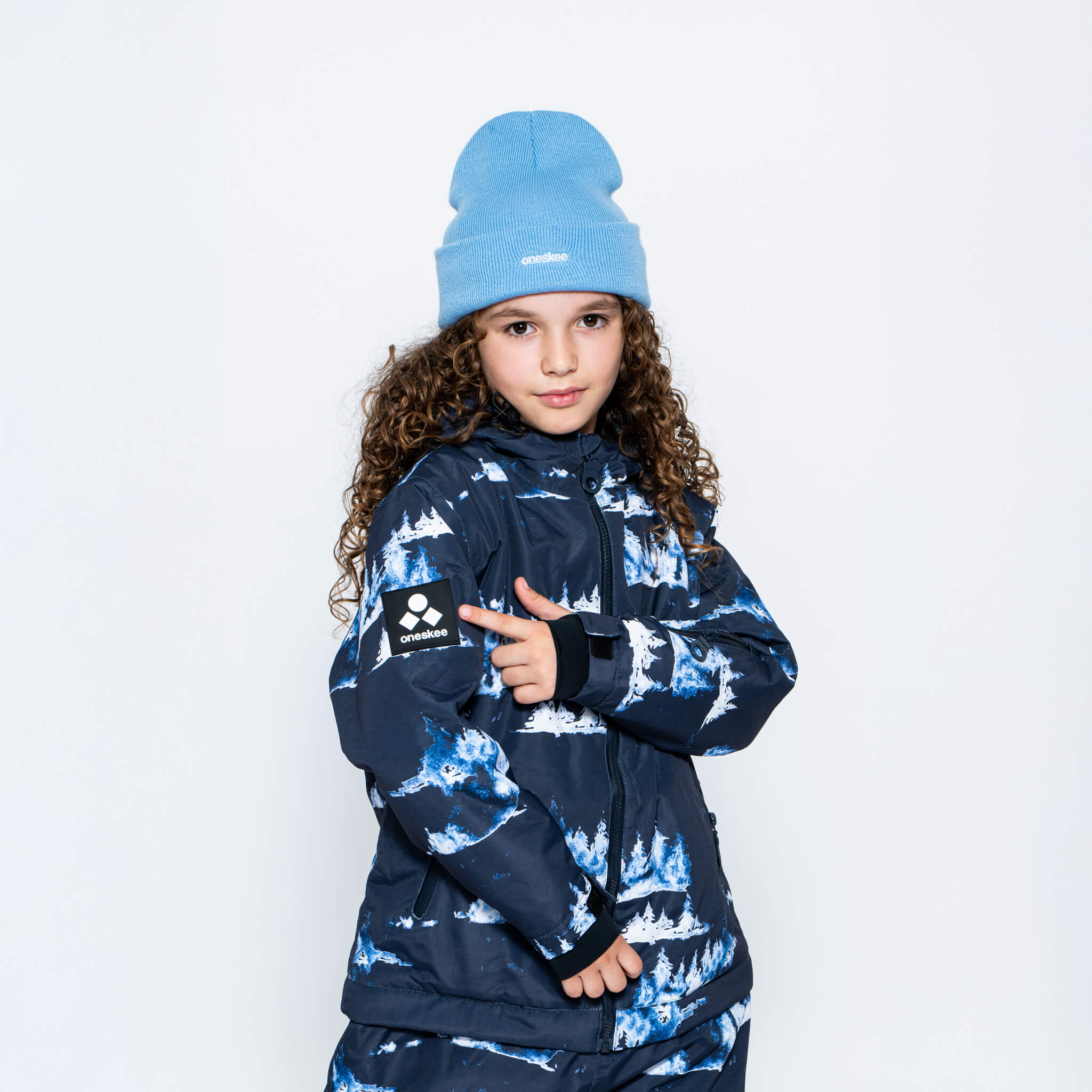 Kids 2-in-1 Snow Suit, Blue Forest - Oneskee EU