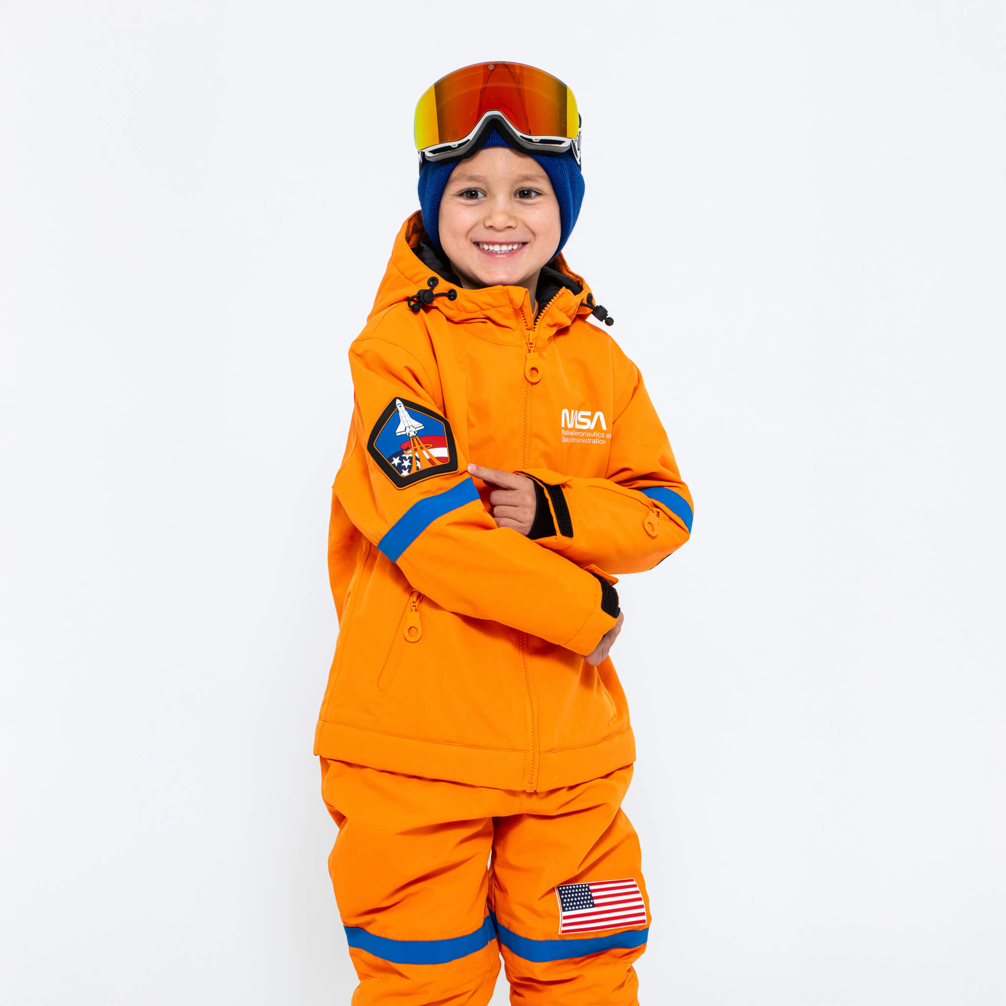 【新品】NASAスノーウェアキッズS Kids 2-in-1 Snow Suit, Orange NASA - Oneskee EU