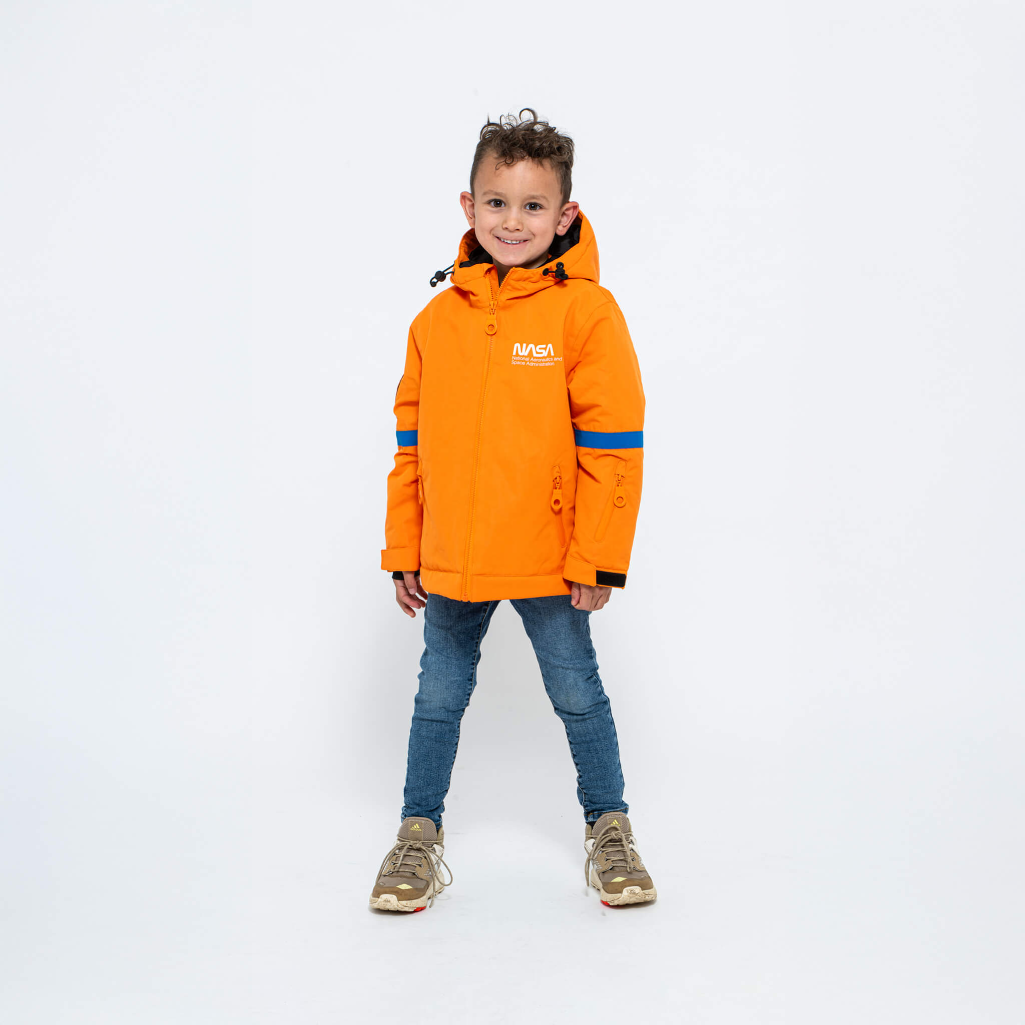 Kids 2-in-1 Snow Suit, Orange NASA - Oneskee EU