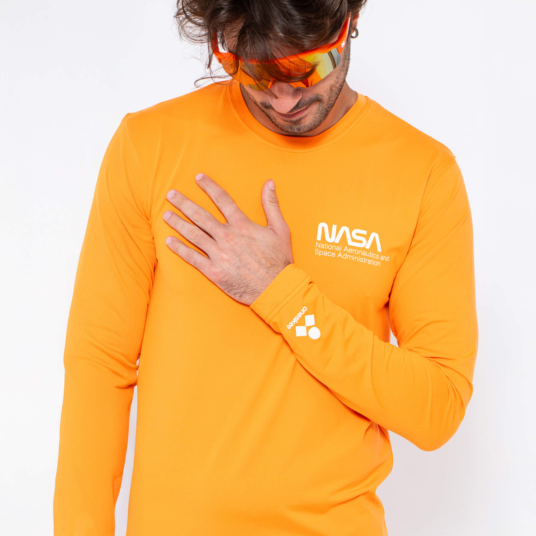 Men's Base Layer Set, Orange NASA