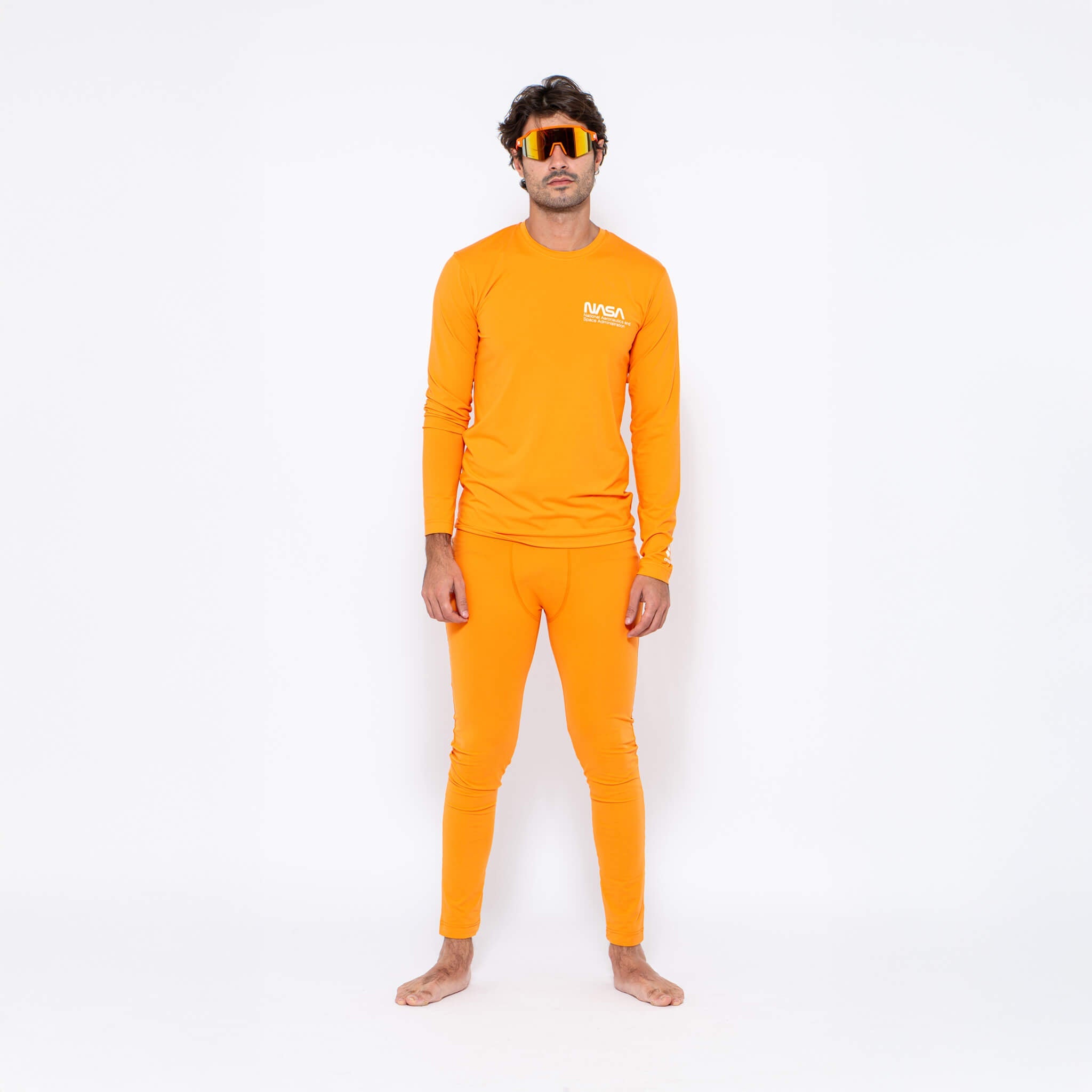 Men's Base Layer Set, Orange NASA