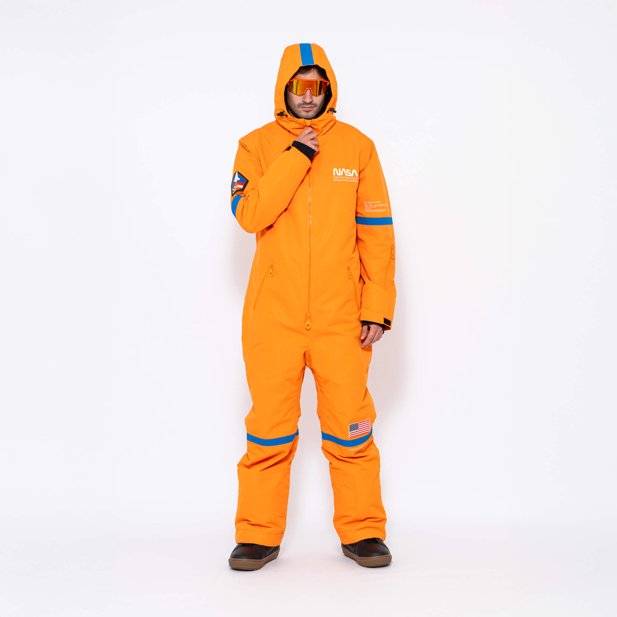 Men's Snow Suit, Orange NASA - Oneskee EU Men's Snow Suit, Orange NASA - Oneskee EU