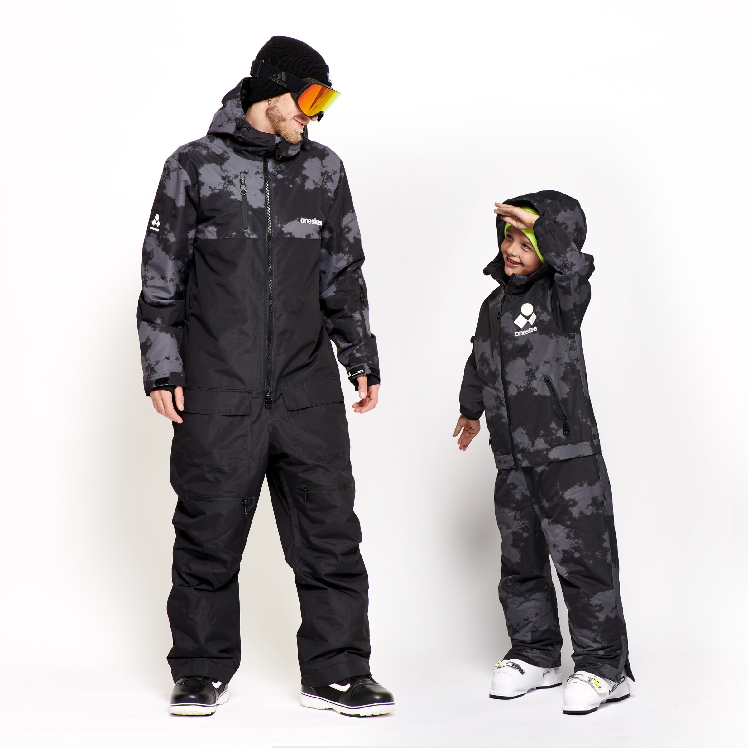 Kids 2-in-1 Snow Suit, Black Storm