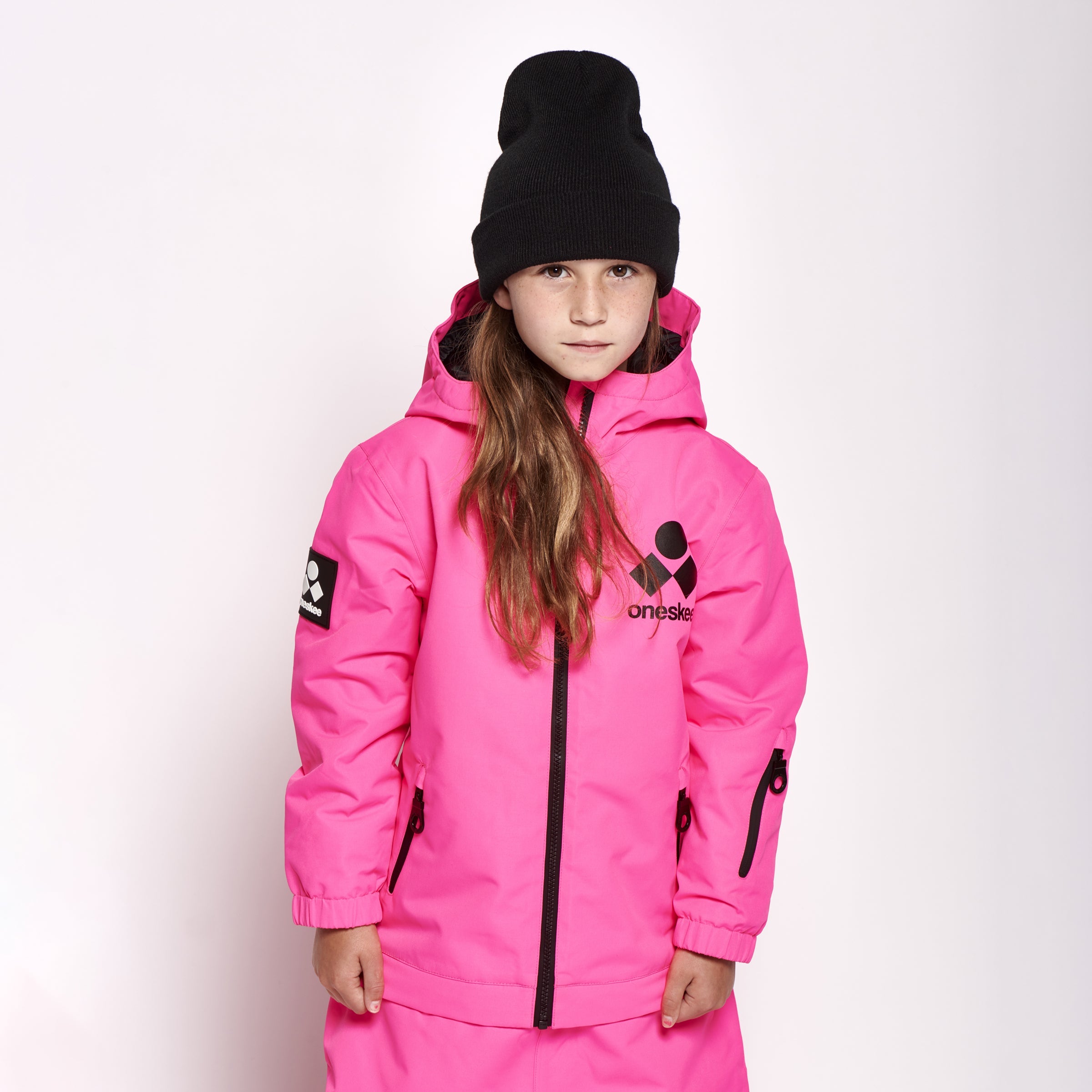 Kids 2-in-1 Snow Suit, Neon Pink