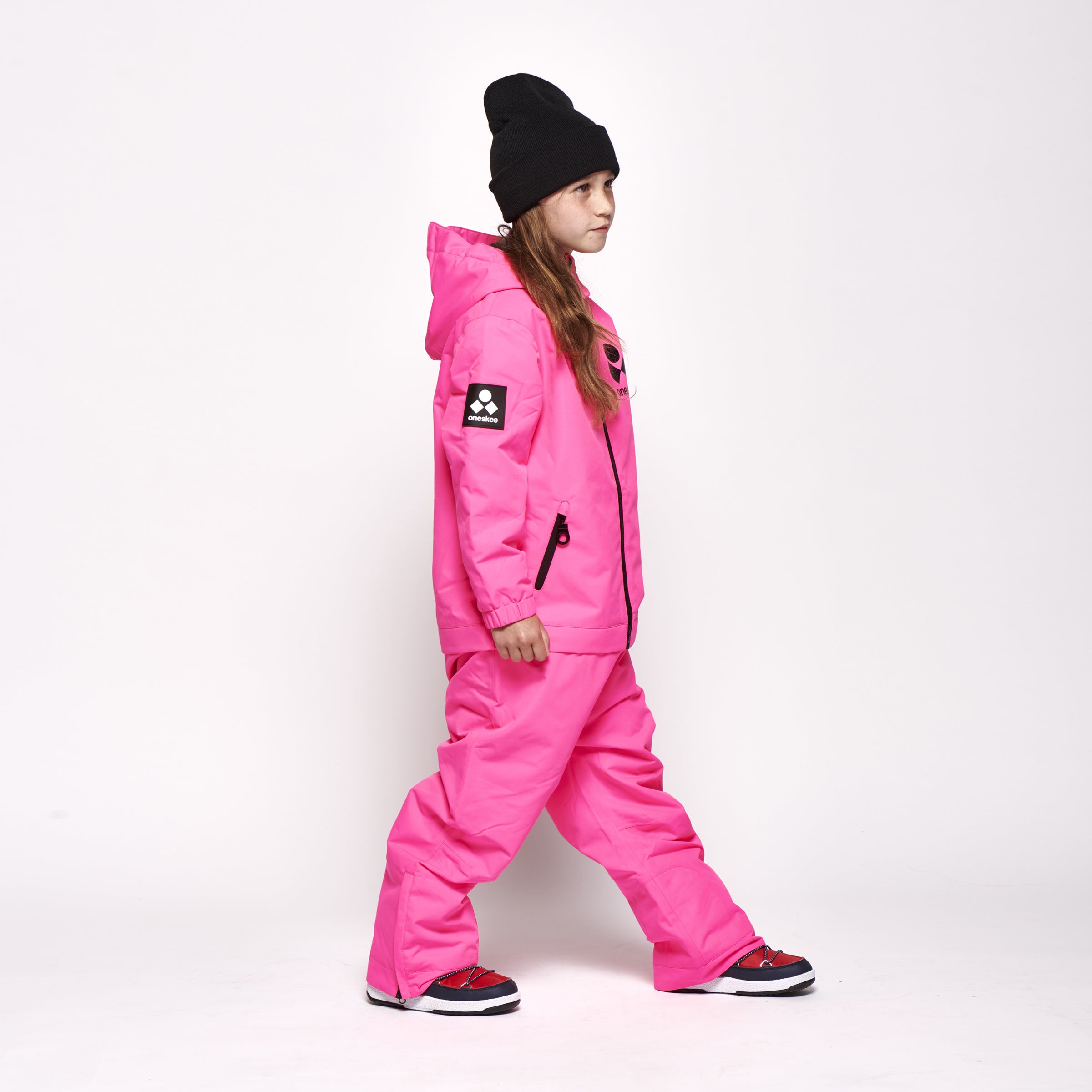 Kids 2-in-1 Snow Suit, Neon Pink