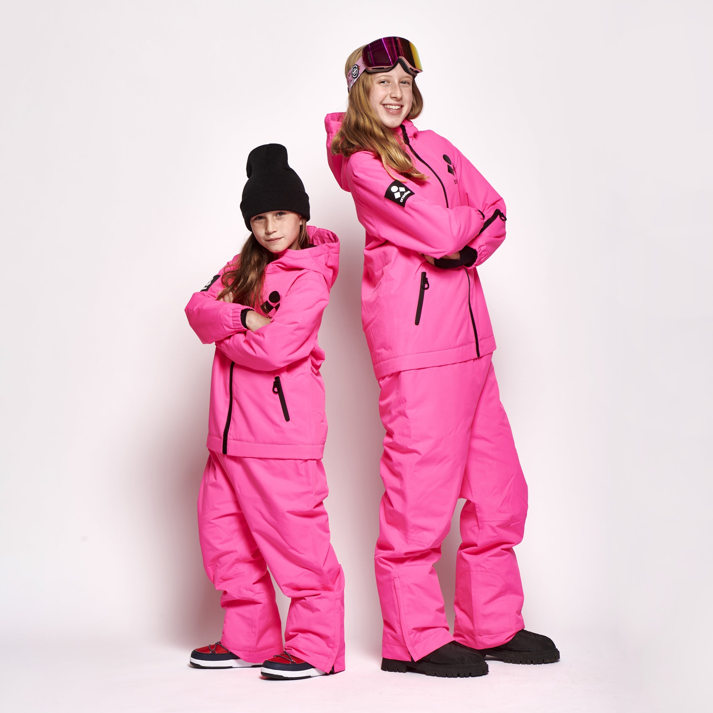 Kids 2-in-1 Snow Suit, Neon Pink