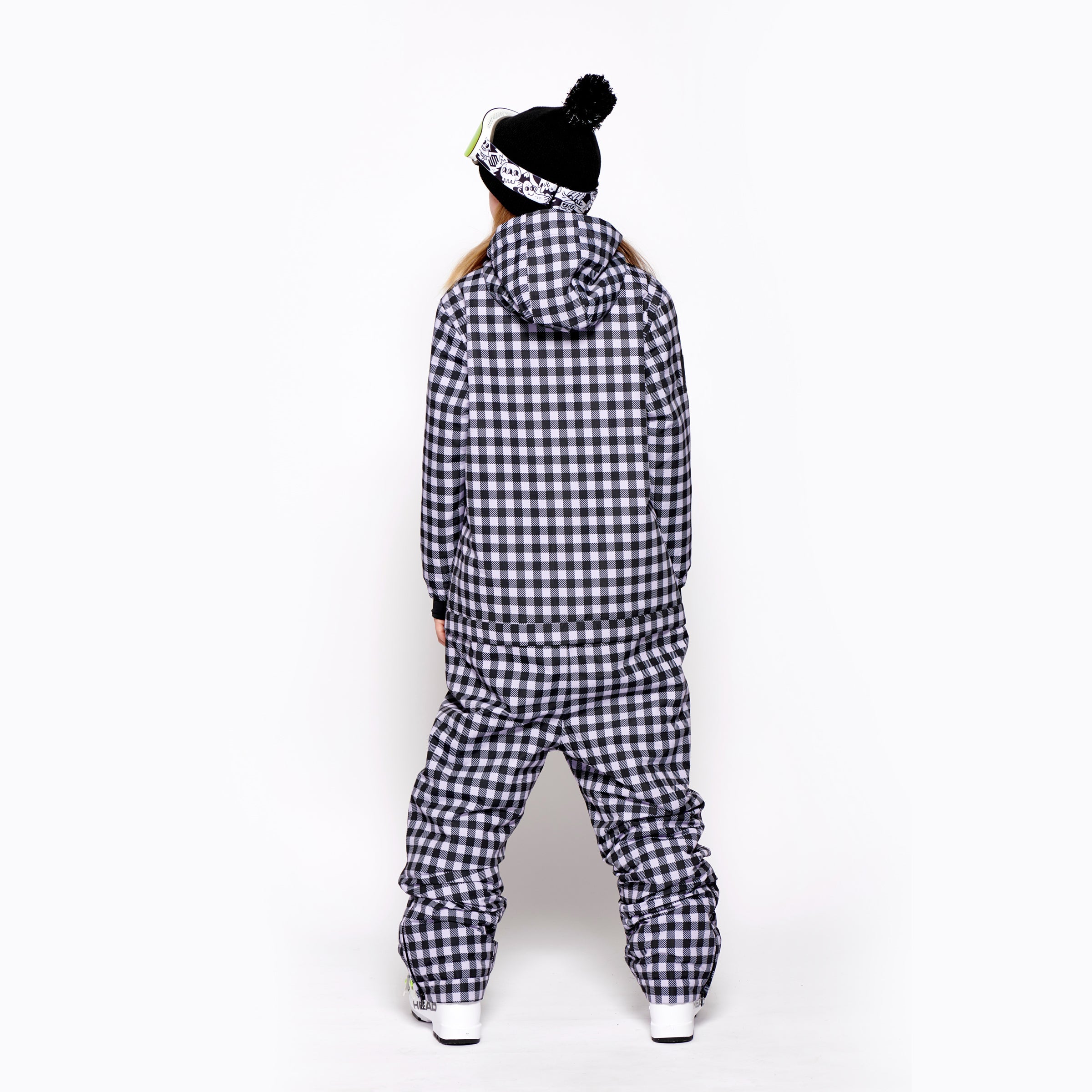 Kids 2-in-1 Snow Suit, Lilac Gingham