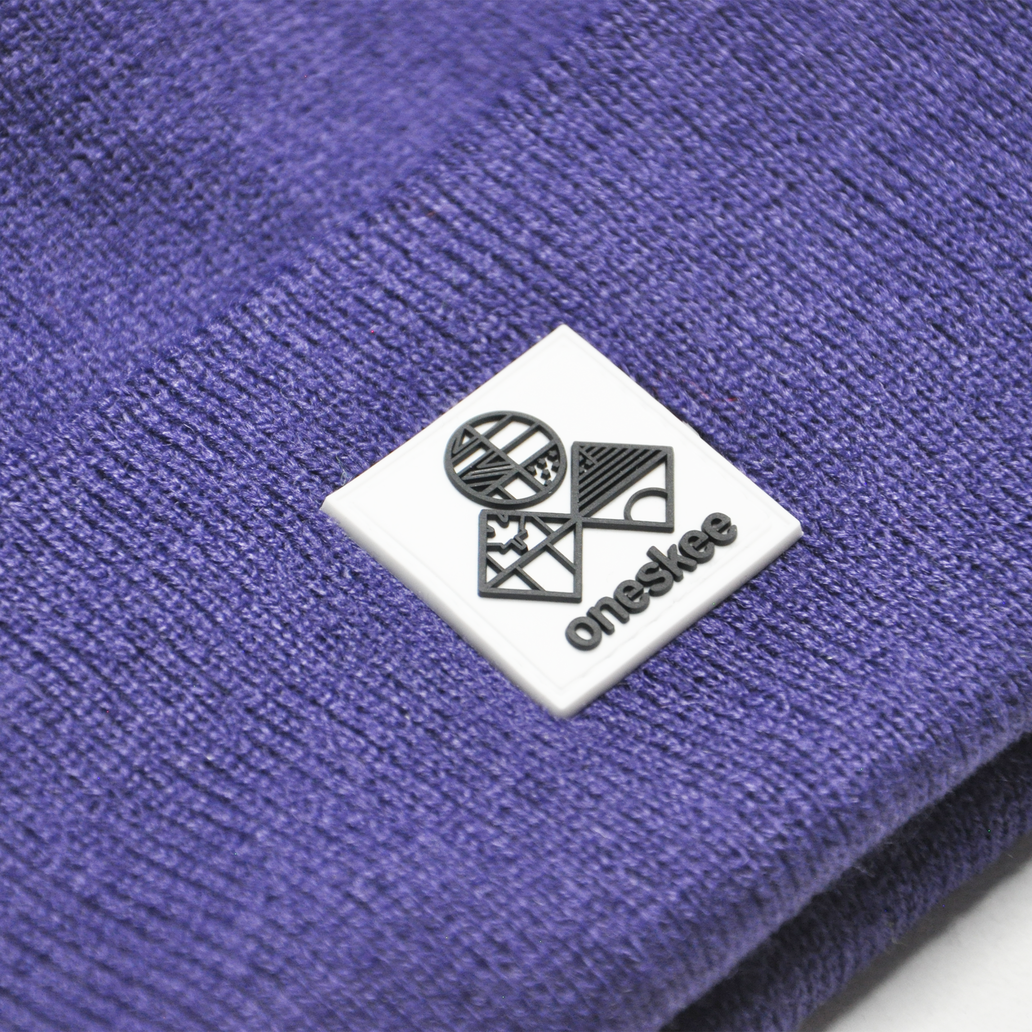 Flag Logo Beanie, Purple