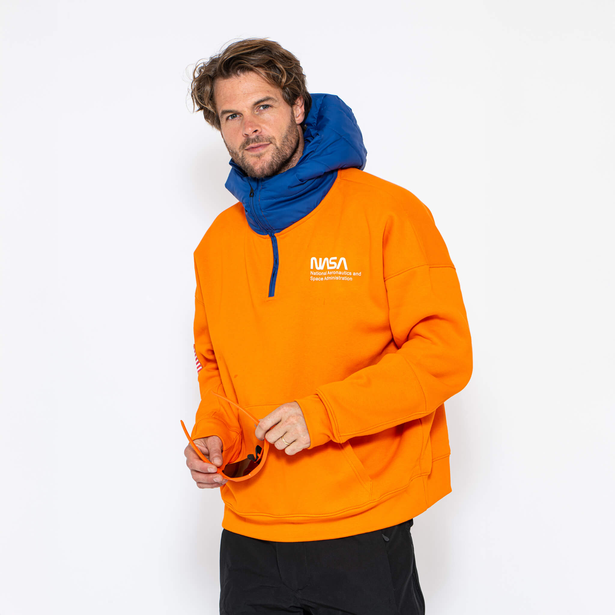 WR Puffer Hoodie, Orange NASA - Oneskee EU