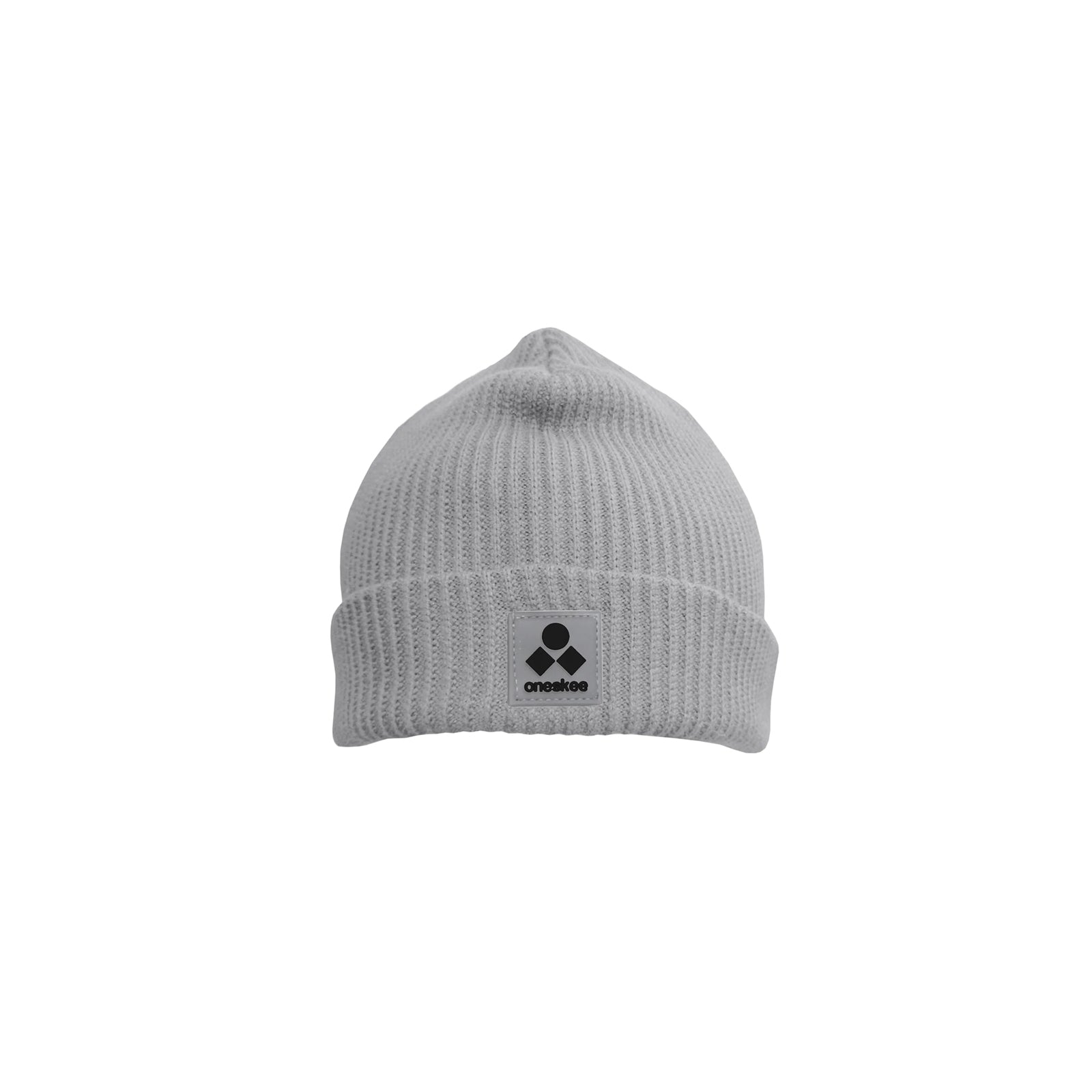 Ribbed Beanie, Grey