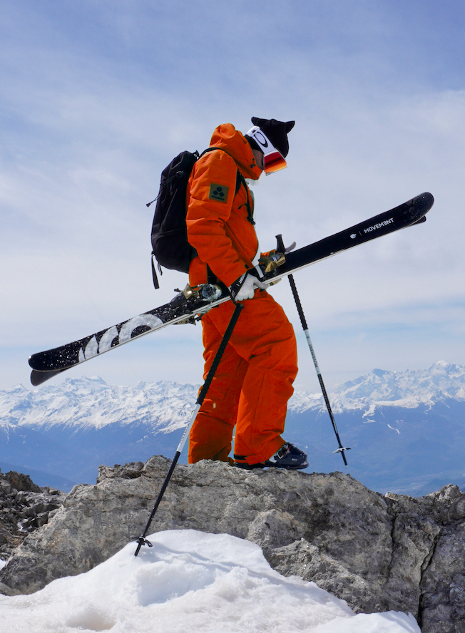 Men's Snow Suit, Orange - Oneskee EU