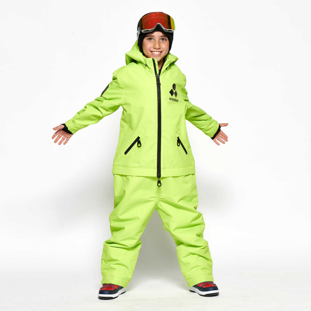 Kids 2-in-1 Snow Suit, Lime Green