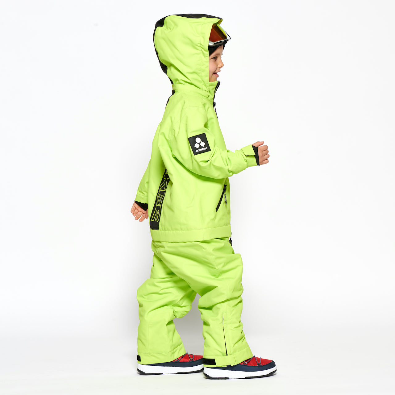 Kids 2-in-1 Snow Suit, Lime Green