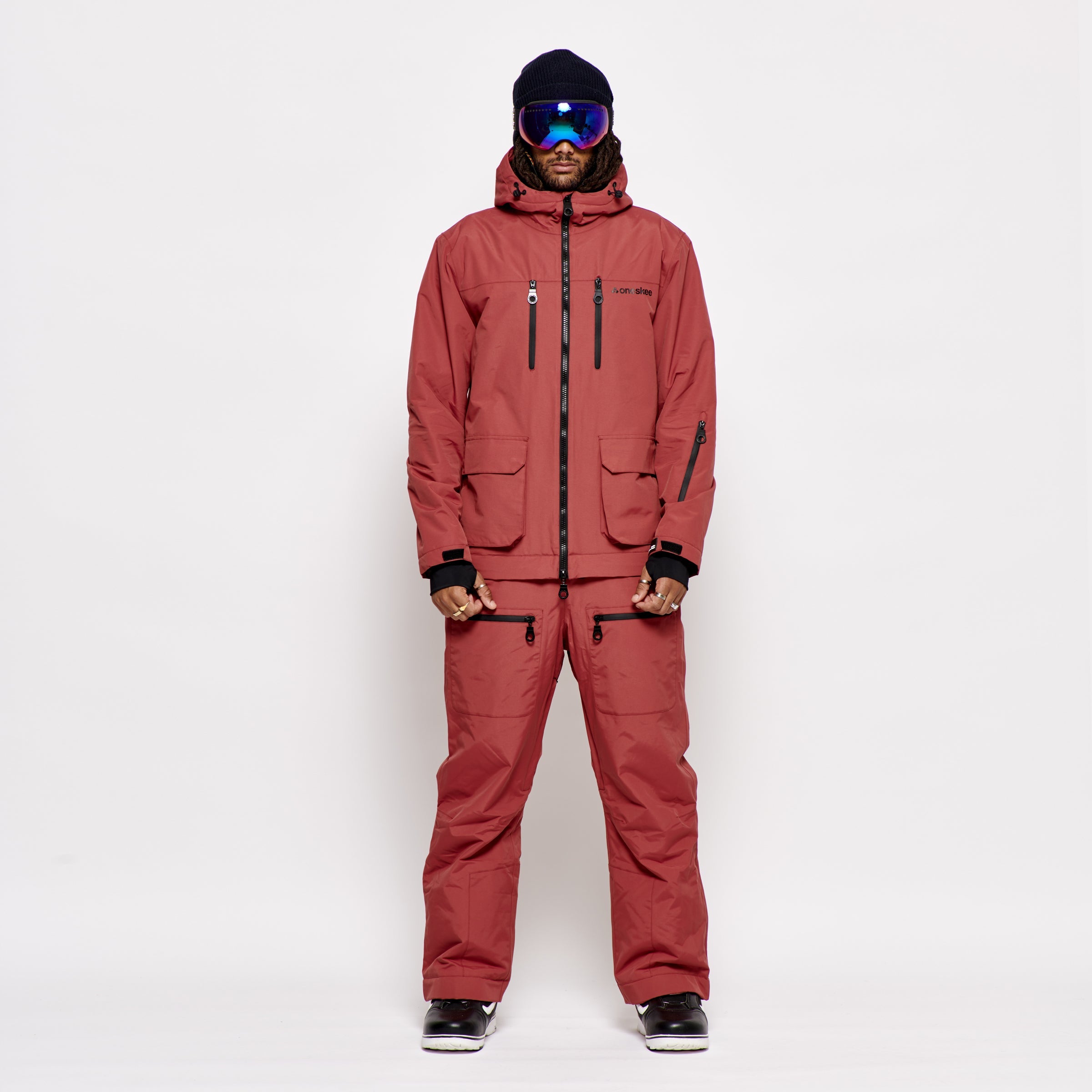 Men's 2-in-1 Snow Suit, Burgundy