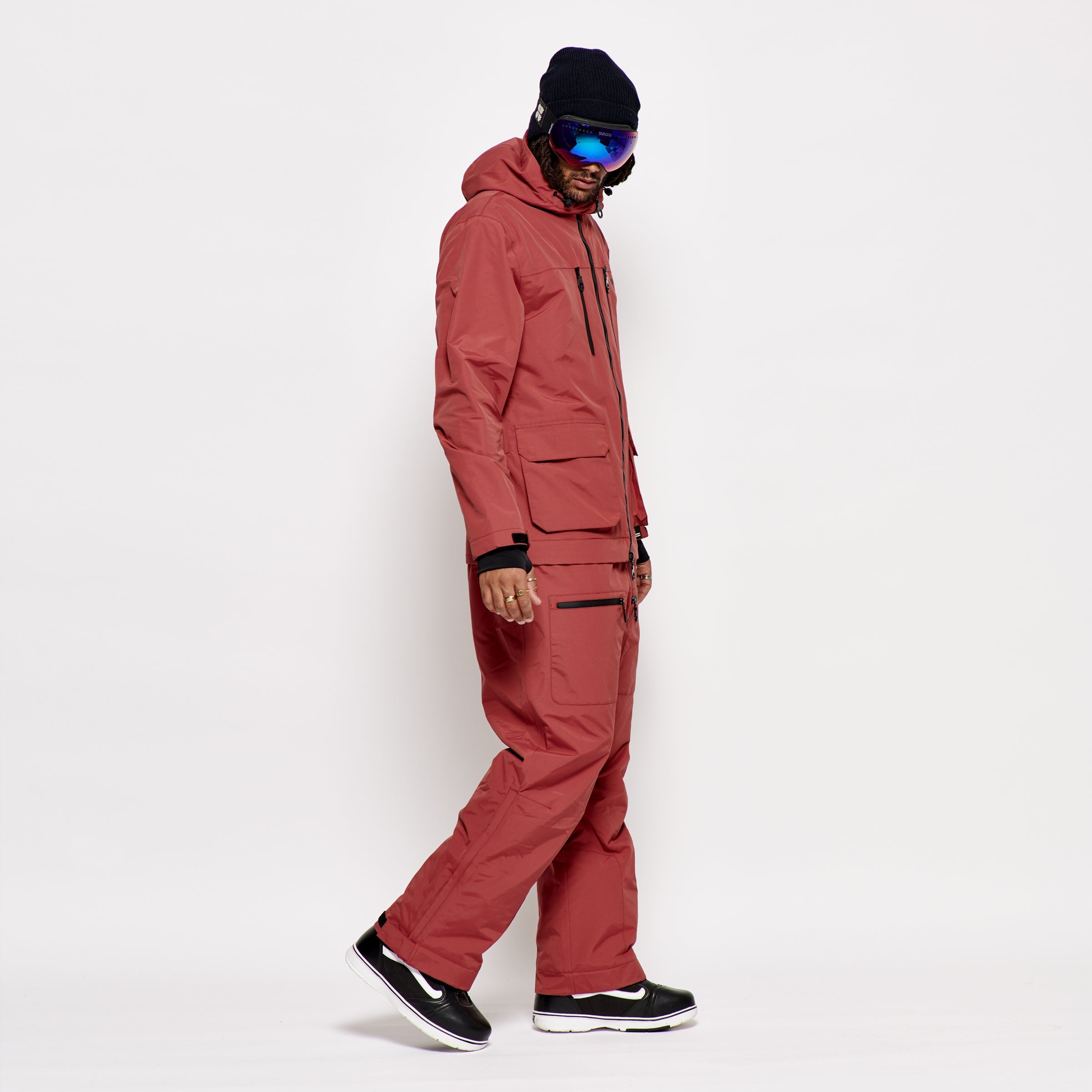 Men's 2-in-1 Snow Suit, Burgundy