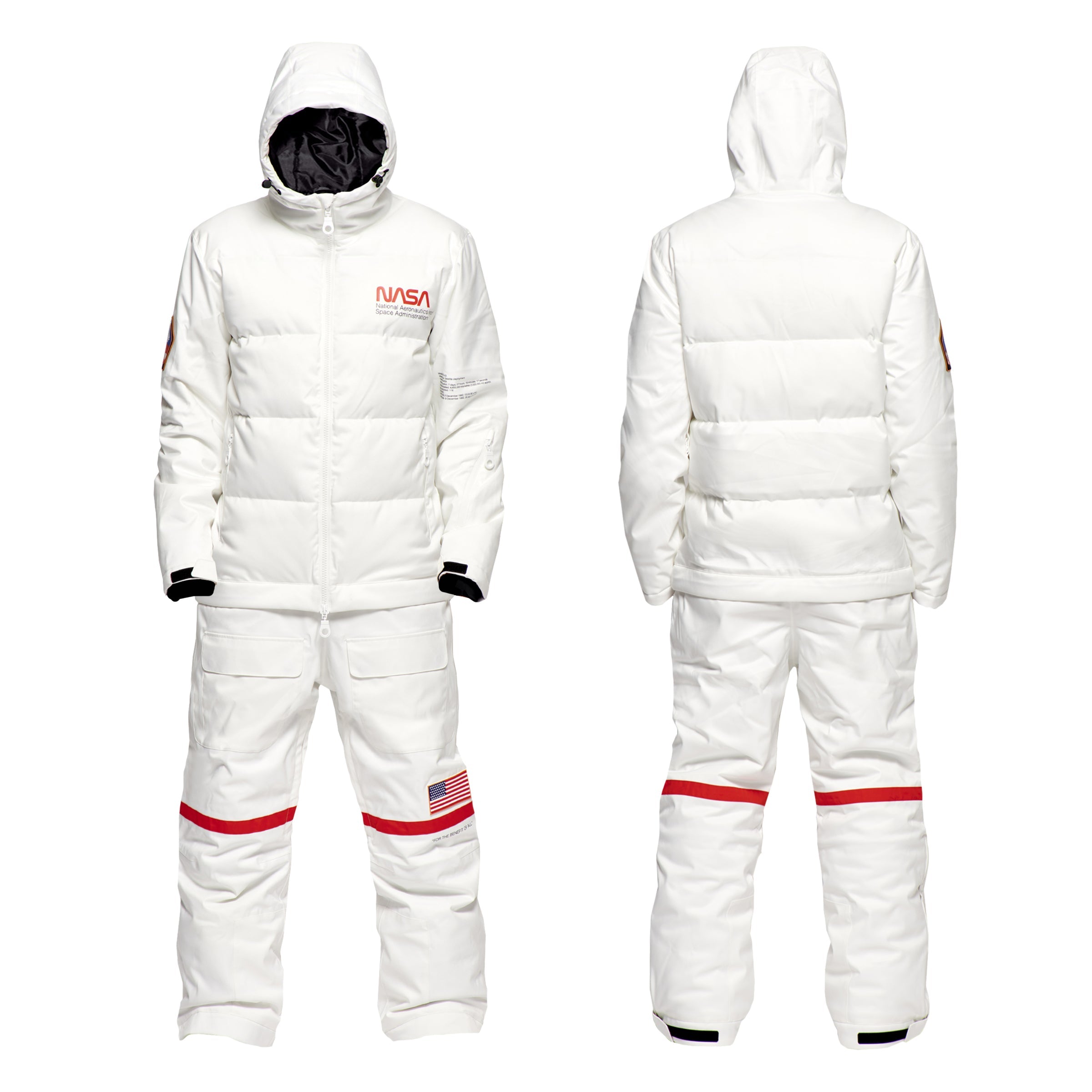 Bundle - Men's & Kids White NASA