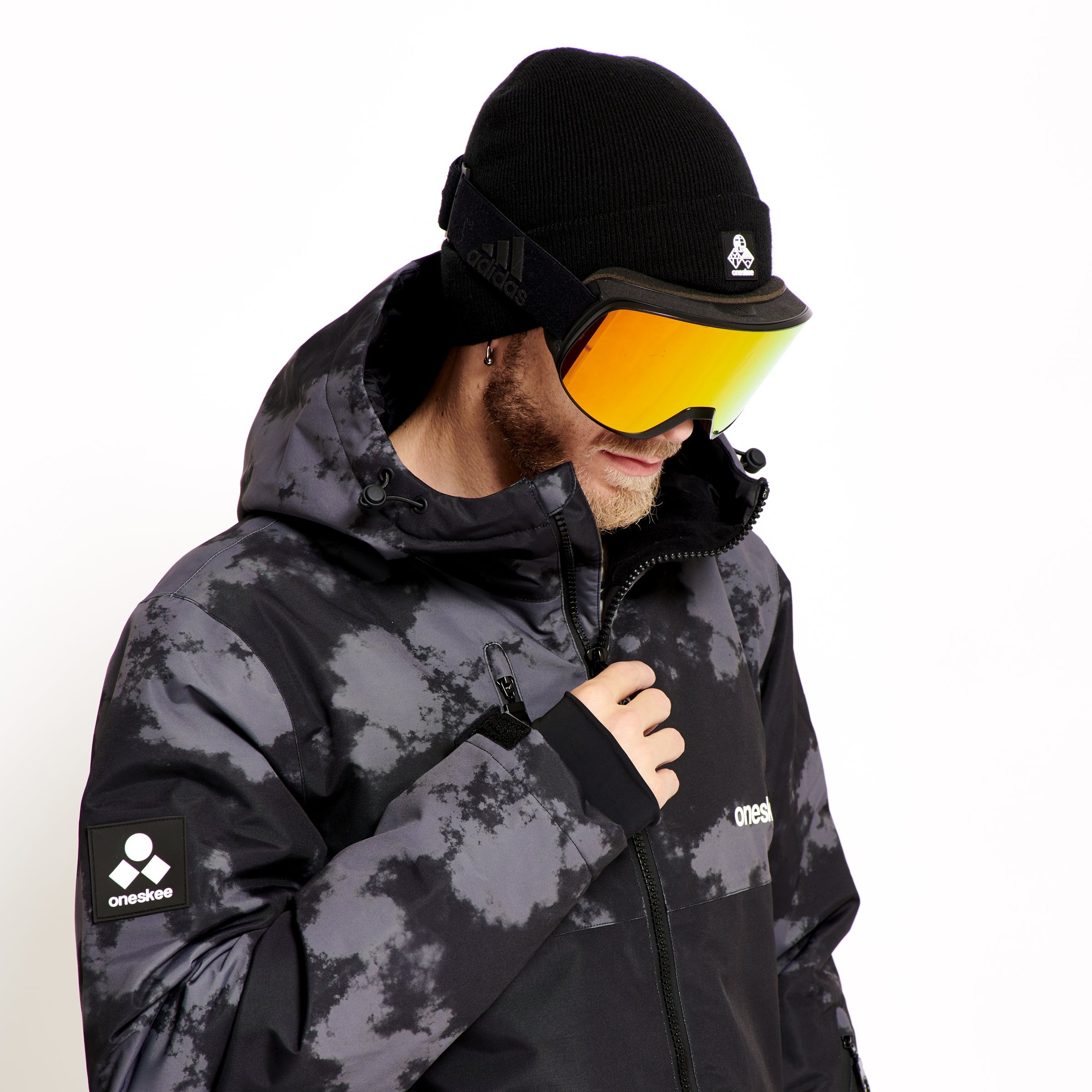 Men's Snow Suit, Black Storm