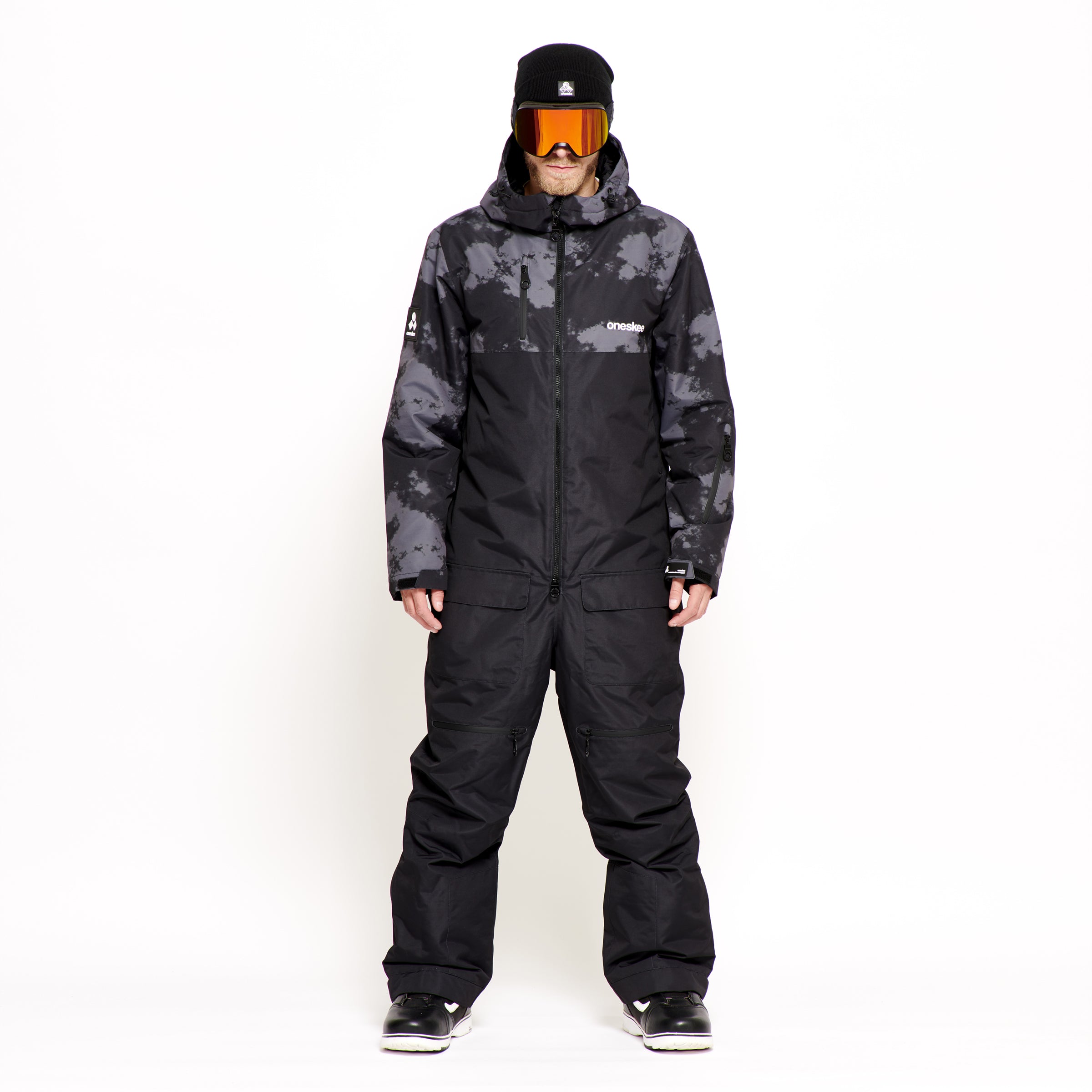 Men's Snow Suit, Black Storm