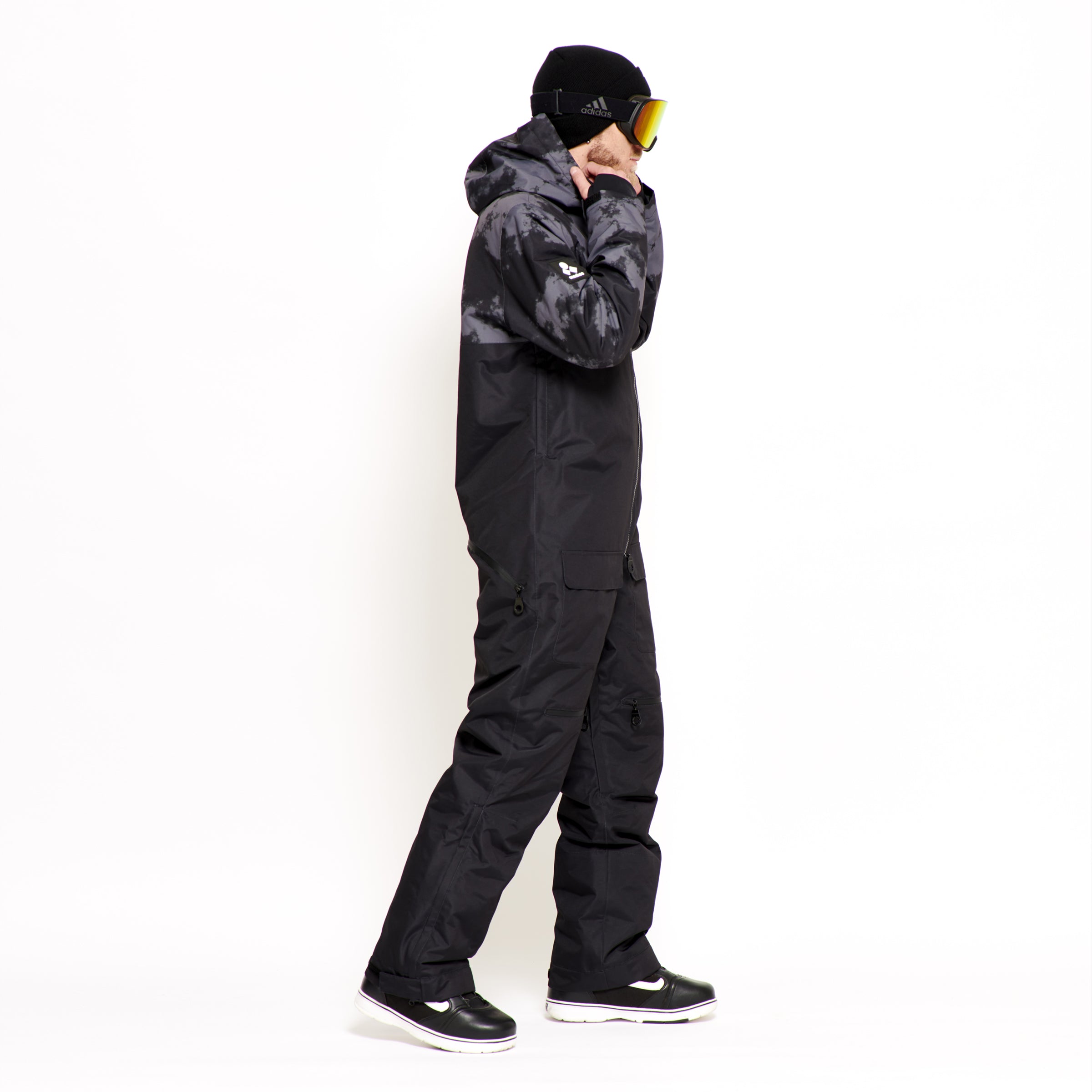 Men's Snow Suit, Black Storm