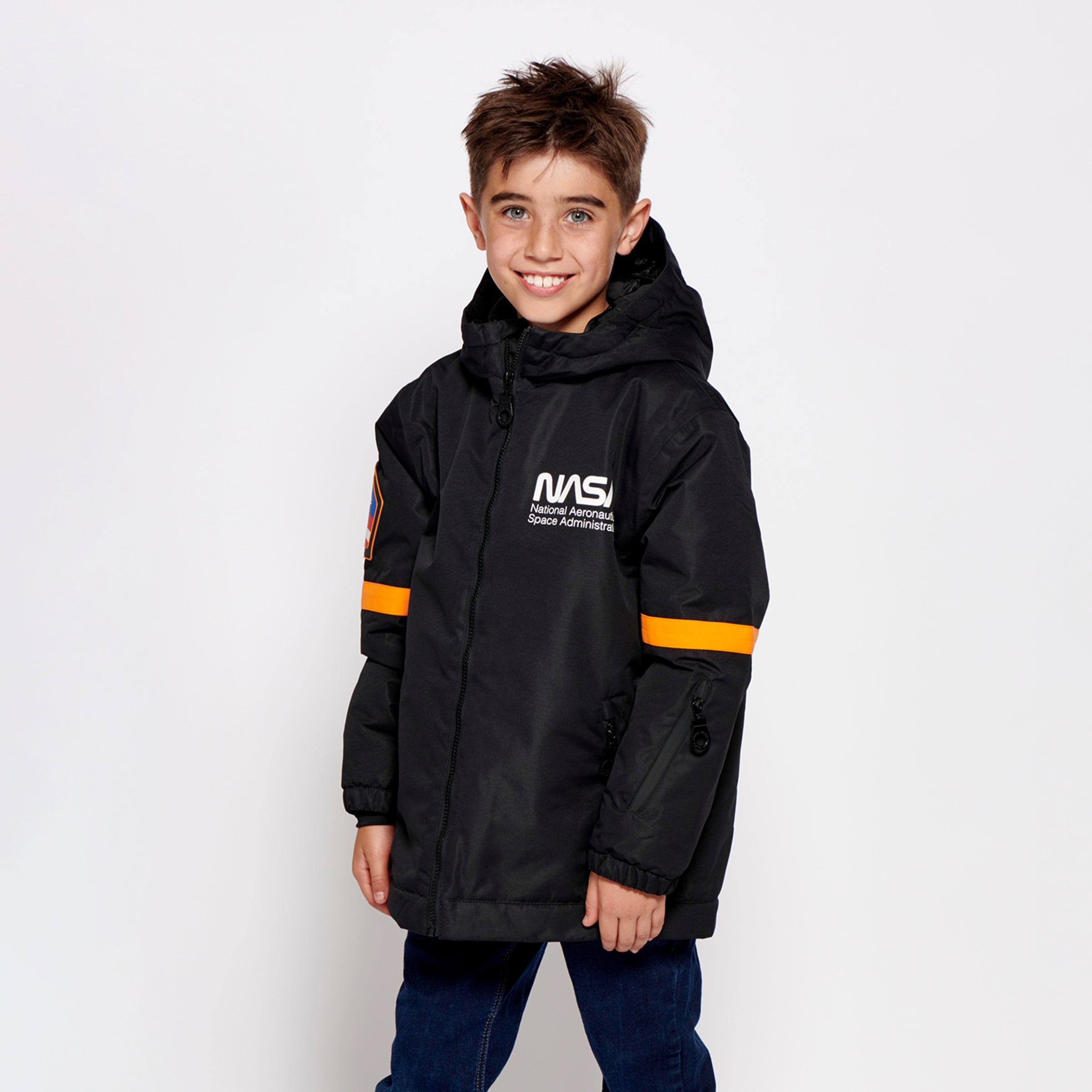 Kids 2-in-1 Snow Suit, Black NASA