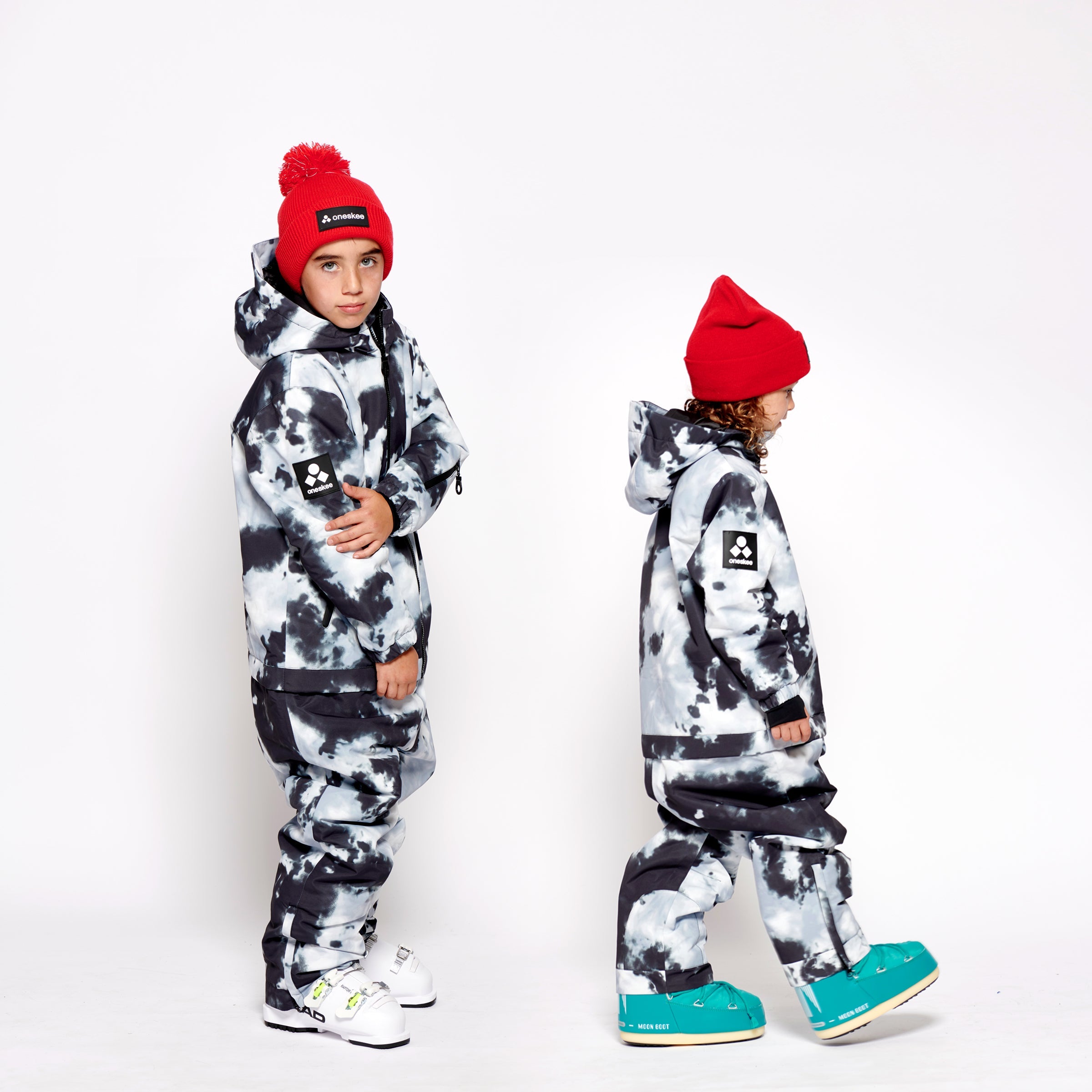 Kids 2-in-1 Snow Suit, Tie Dye - Oneskee EU