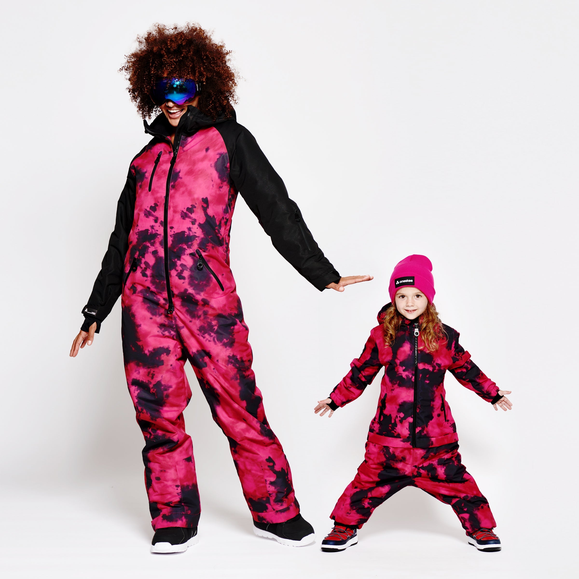 Kids 2-in-1 Snow Suit, Pink Tie Dye