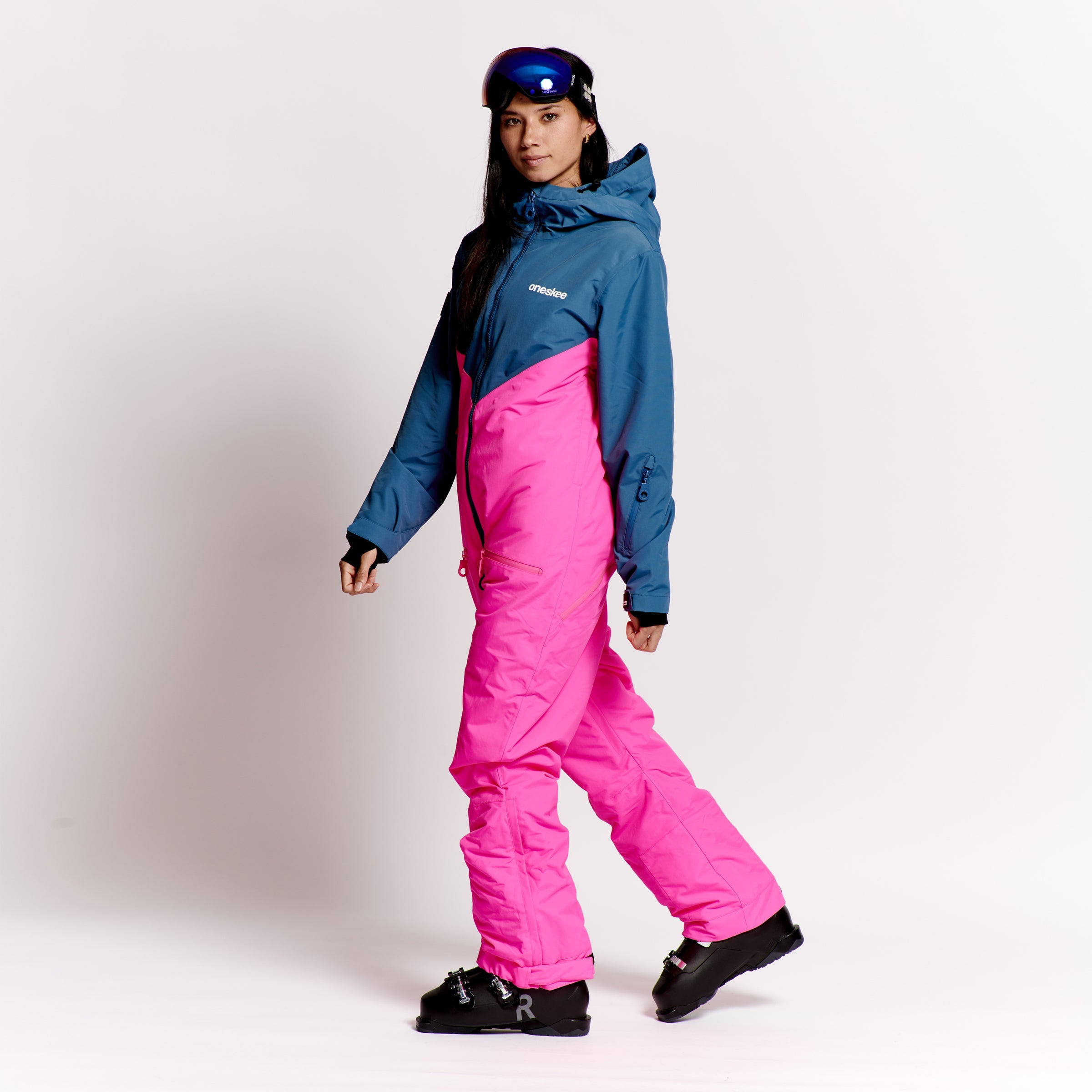 Women's Snow Suit, Neon Pink