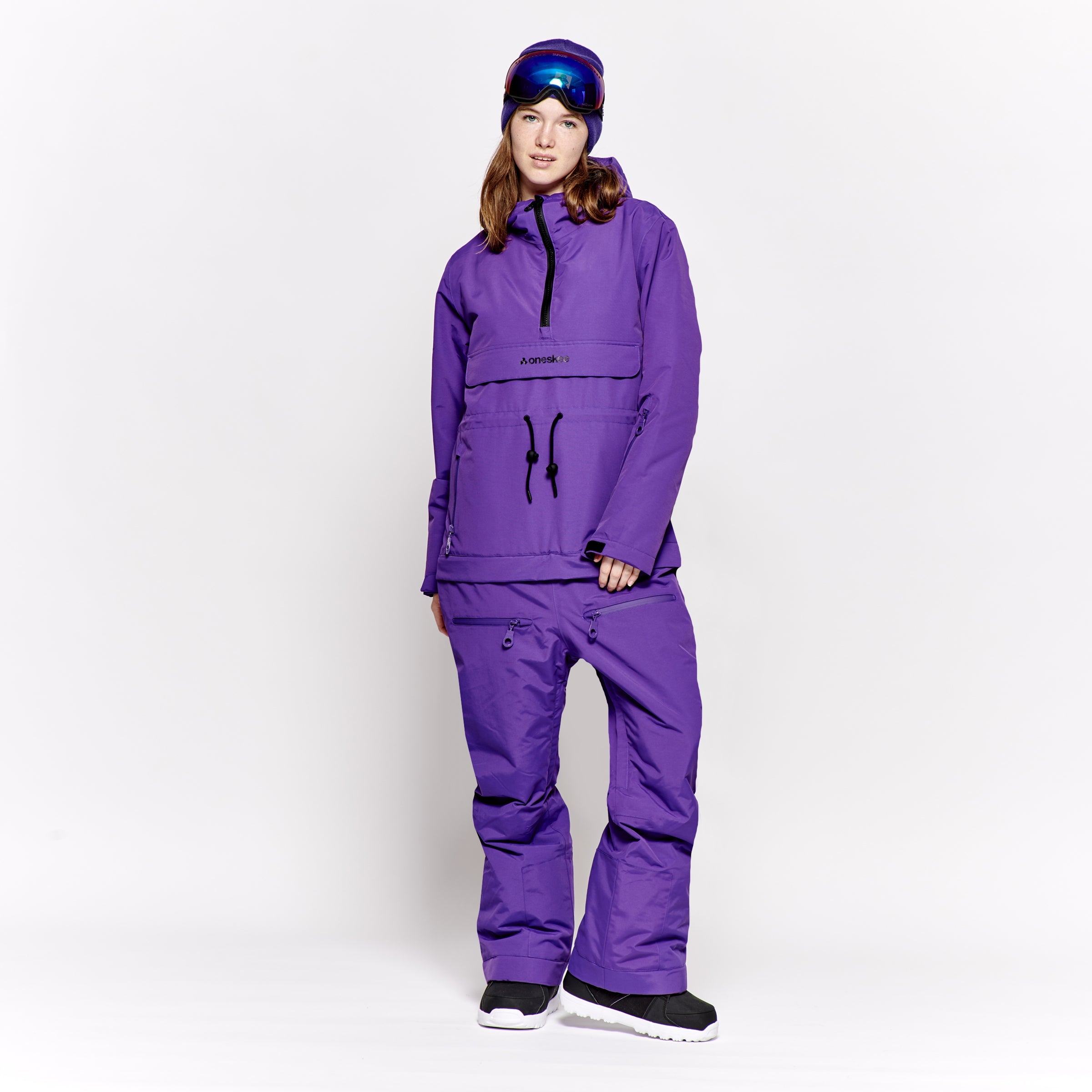 OUTLET ROPA DE ESQUÍ Tsunami 91201 - Chaqueta de esquí mujer white/purple -  Private Sport Shop